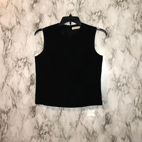 Calvin Klein Collection Tops - 🛍Black Calvin Klein Collection shirt zipper back